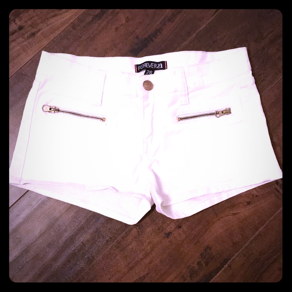 F21 Zipper Shorts